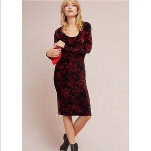 HD IN PARIS (Anthropologie) Velvet Cocktail Dress